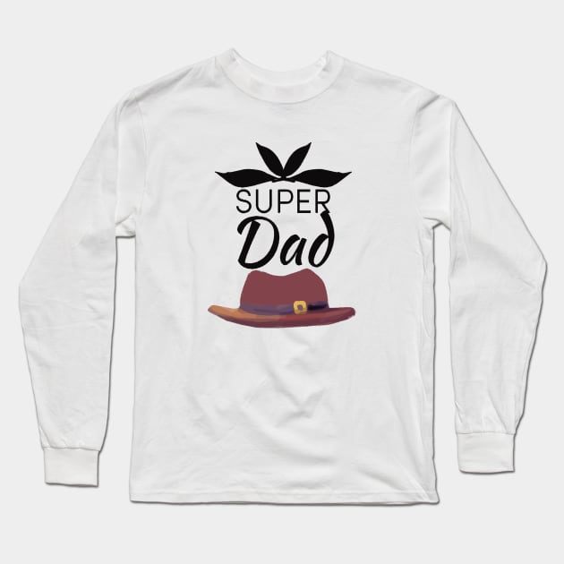 Supper Dad Long Sleeve T-Shirt by This is store